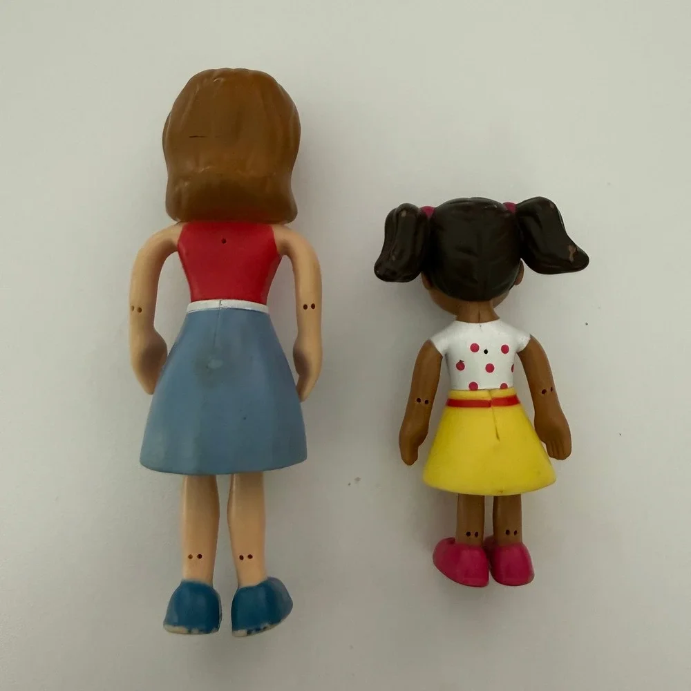 Lakeshore Learning Posable Family Figures Mother and Daughter Vinyl Dolls Set